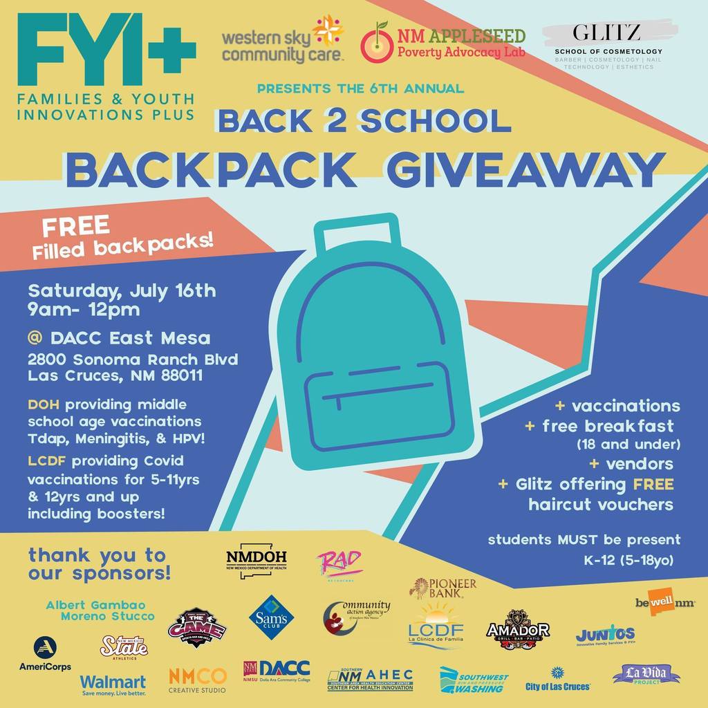 Back to School Backpack Giveaway