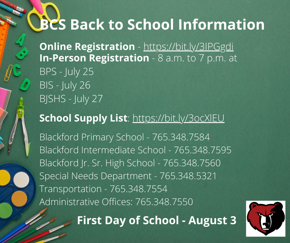 Back to School flyer