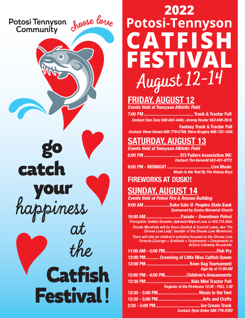Catfish Fest Calendar 2022