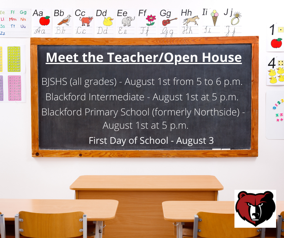 Meet the Teacher Night flyer