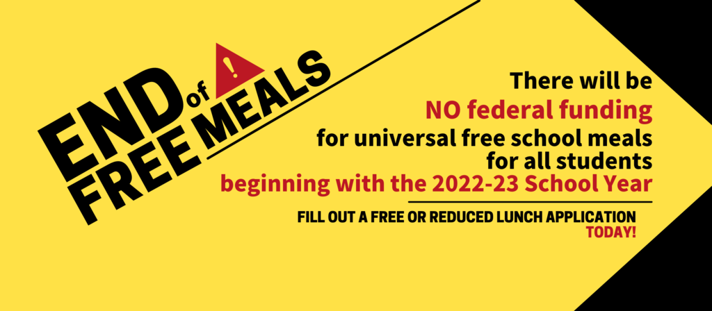 End of Free meals 