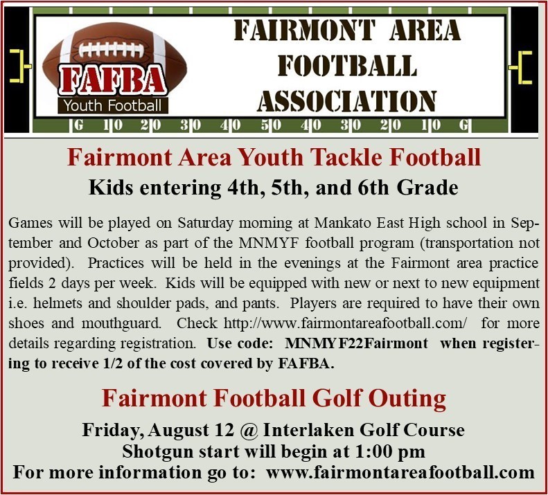 tackle football registration 2022