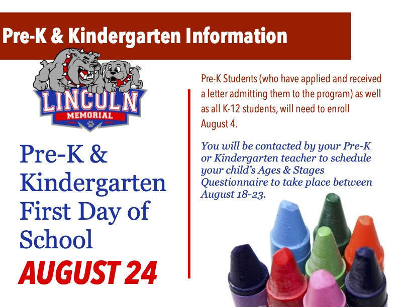 PreK & K Information
