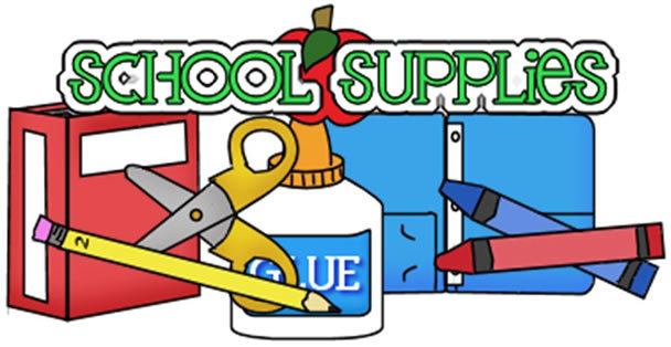 School Supplies Clipart