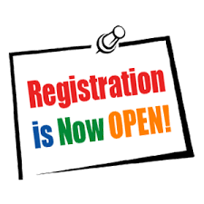 Registration is now open