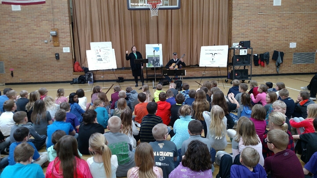 Grades 2, 3, and 4 attending The Dream Song Project at West.