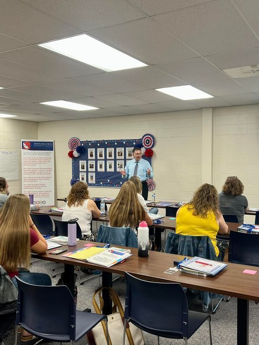 Sup't. Cline Welcomes New Teachers