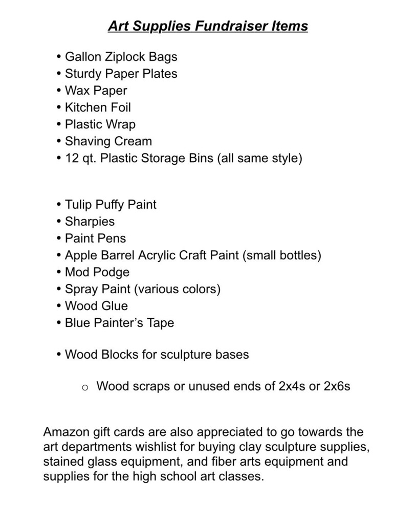 art supplies
