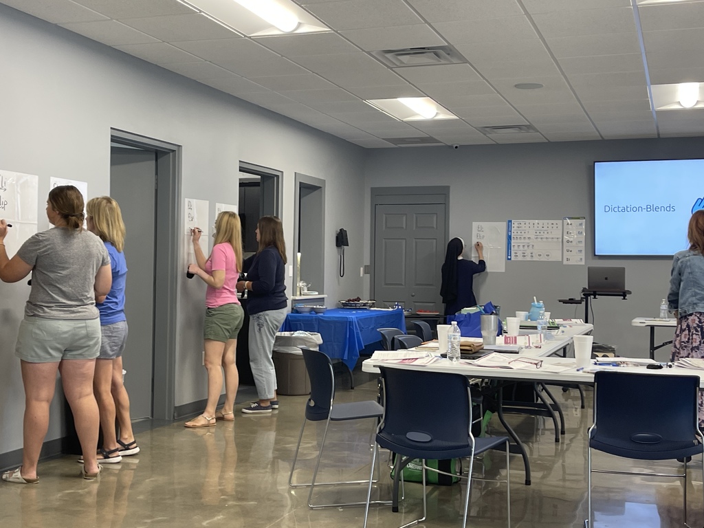 K-3, special education, and Title teachers are training