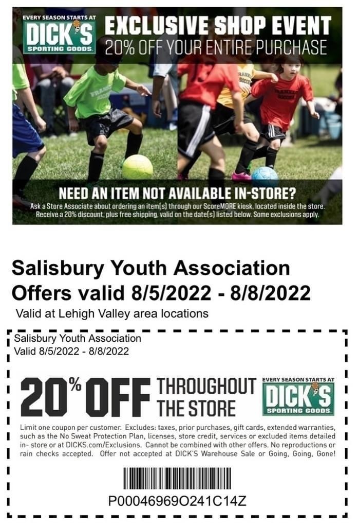 Dick’s coupon