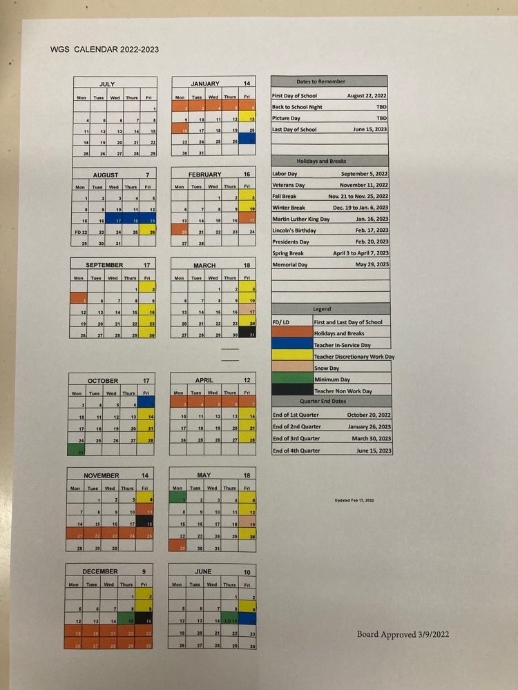 calendar 