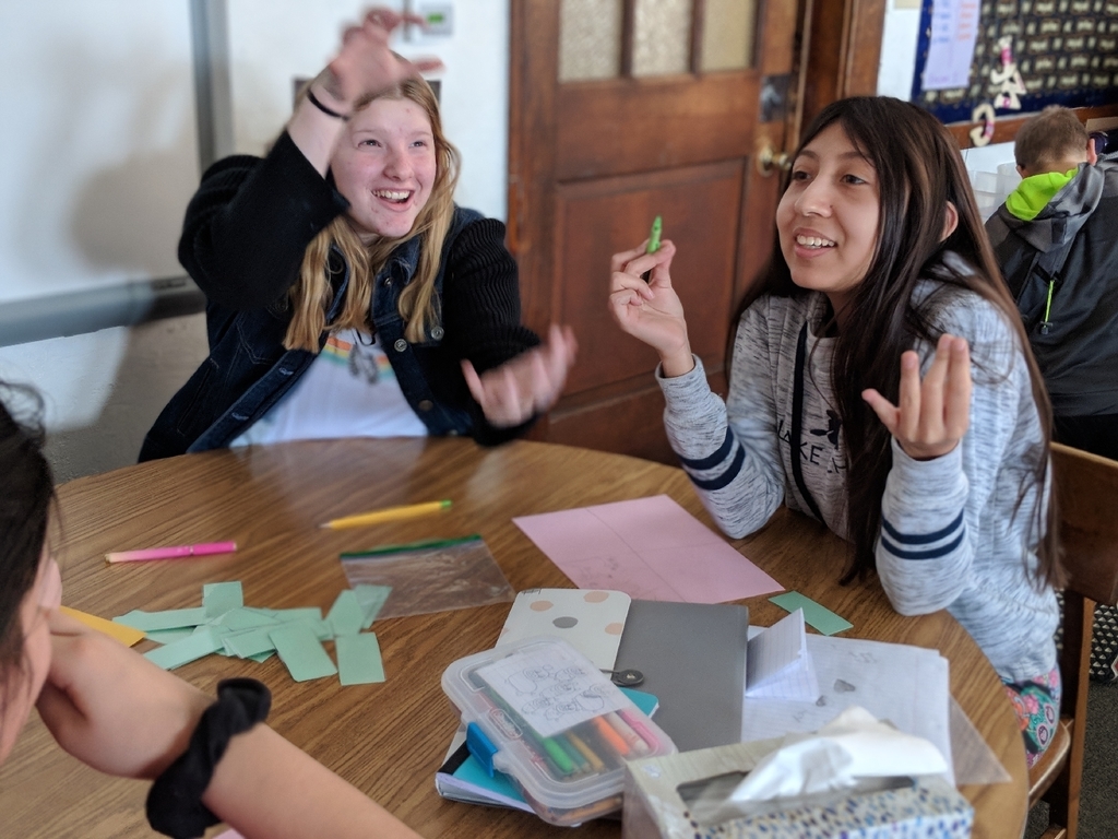 It was a barrel of laughs in Room 214 while the sixth graders played Idiom Pictionary during their study of figurative language.