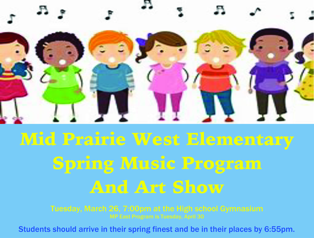 MP West Spring Concert Poster
