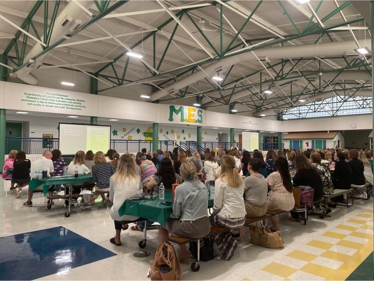 staff meeting in commons 