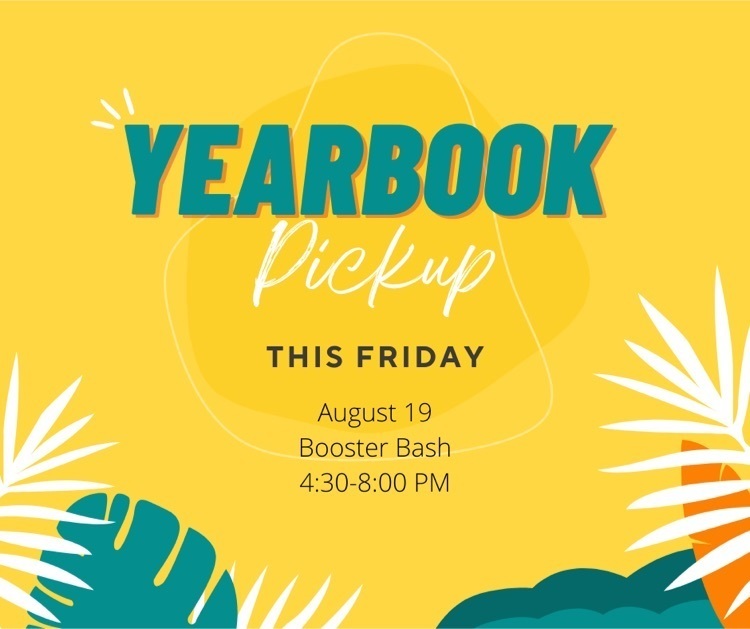 yearbook pickup Friday
