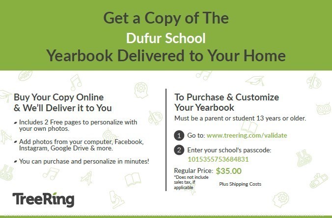 Yearbook flyer
