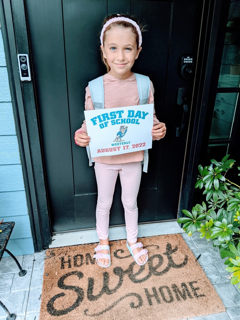 First Day of School Photo