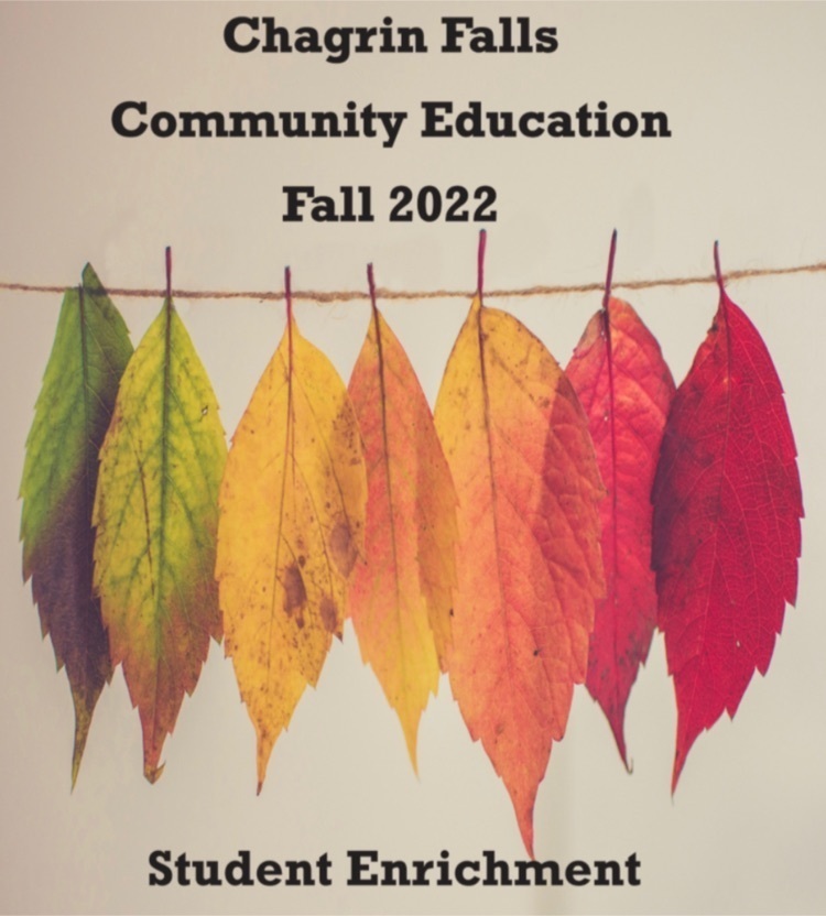 community Ed fall brochure