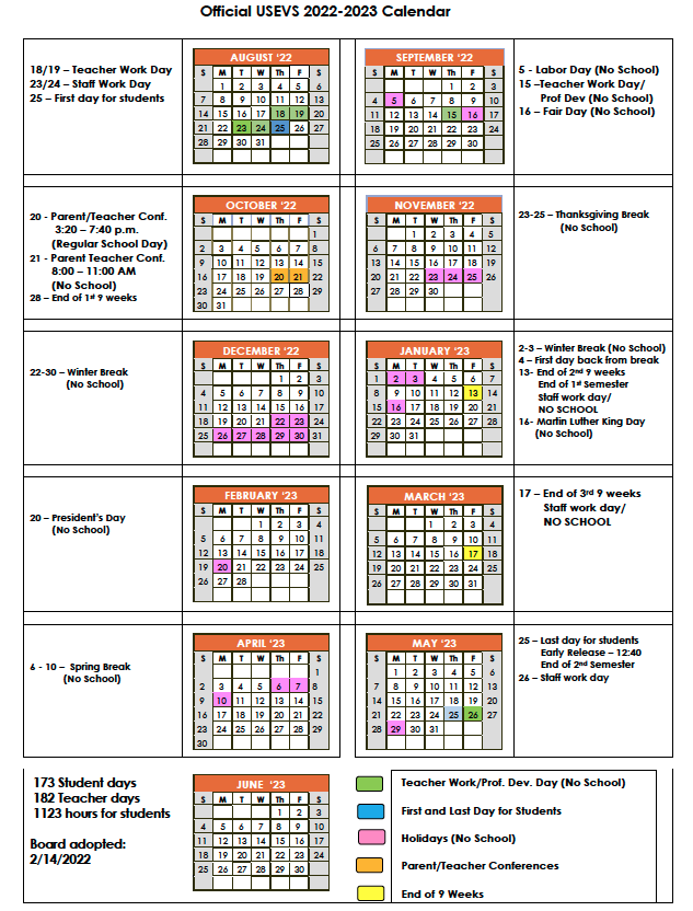 School Calendar