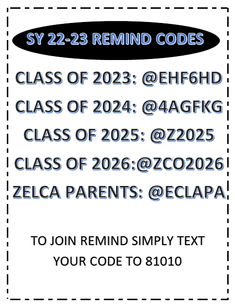 Remind Codes