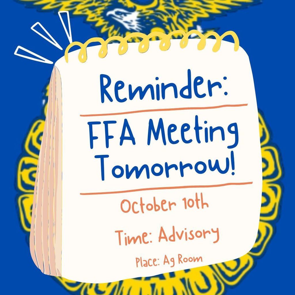 October FFA Meeting