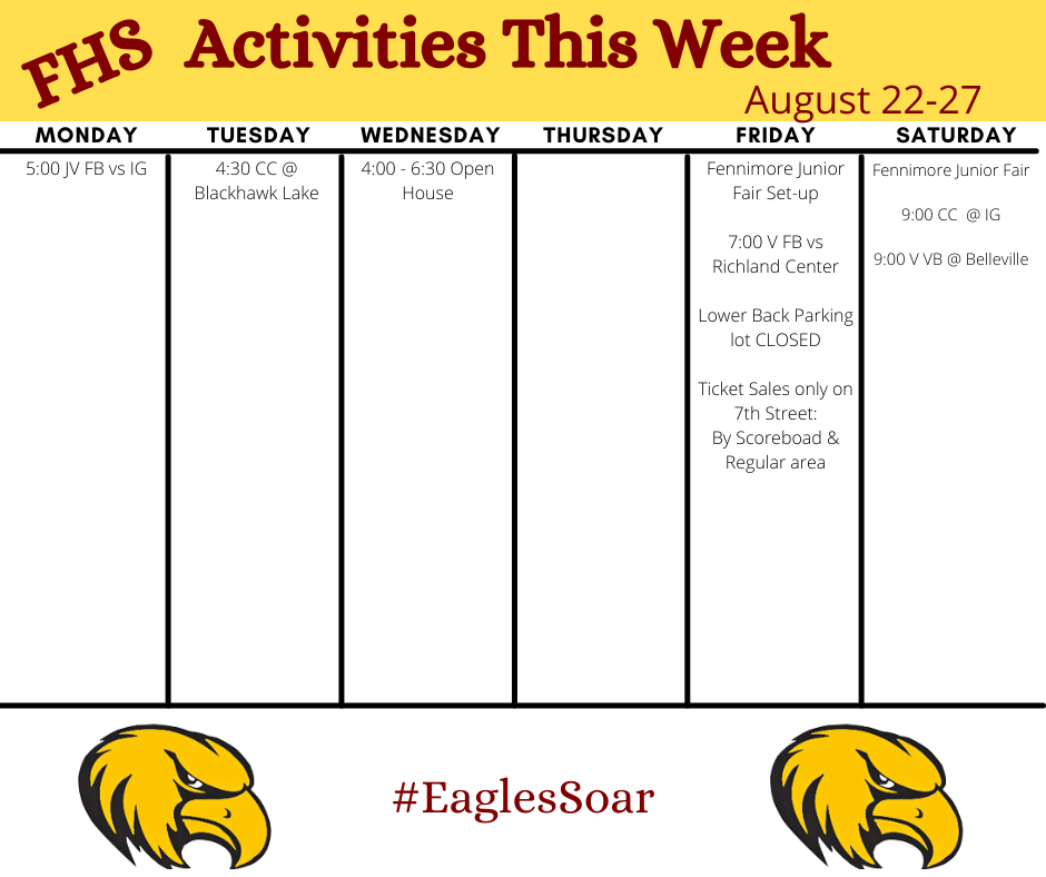 Calendar view of activities