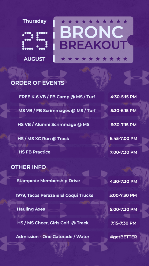 Bronc Breakout 2022