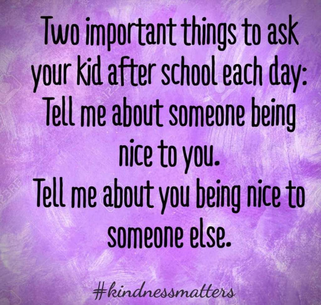 Two things to ask your child after school