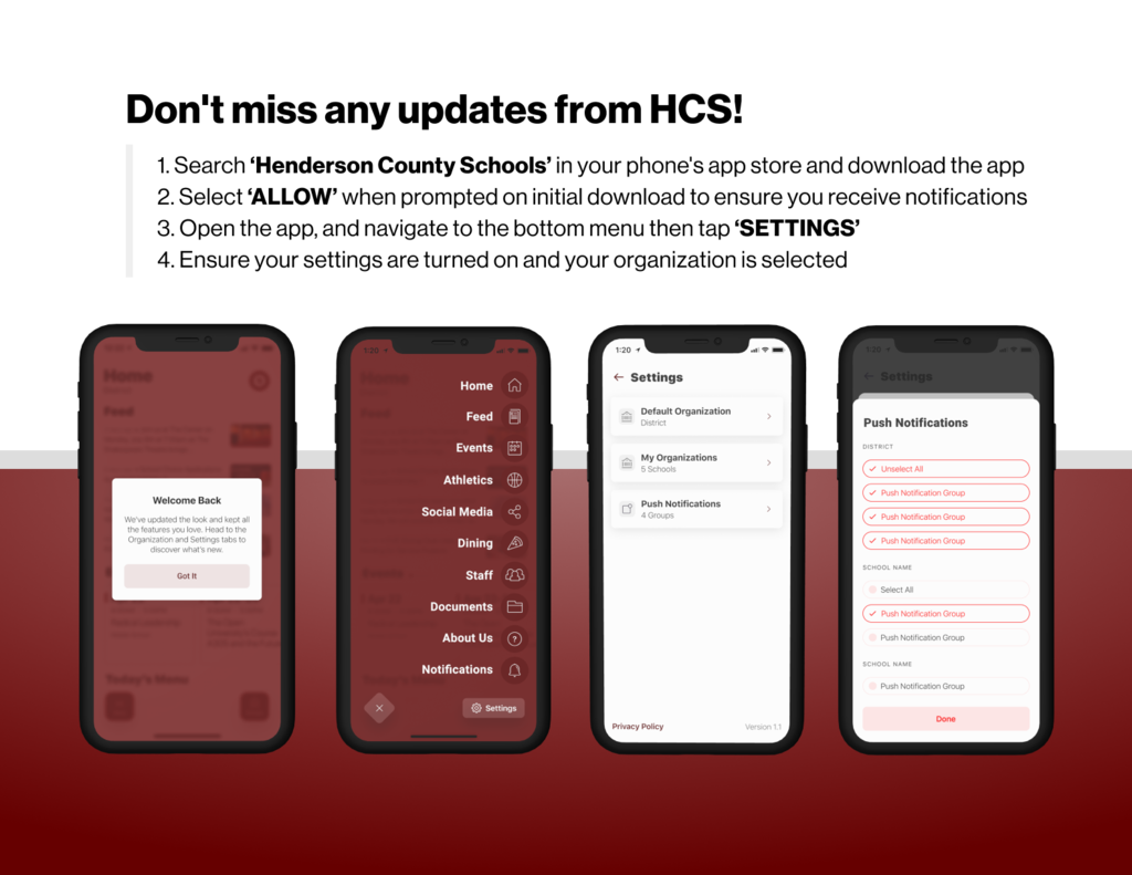 New HCS App