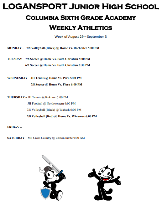 weekly athletics 8.29