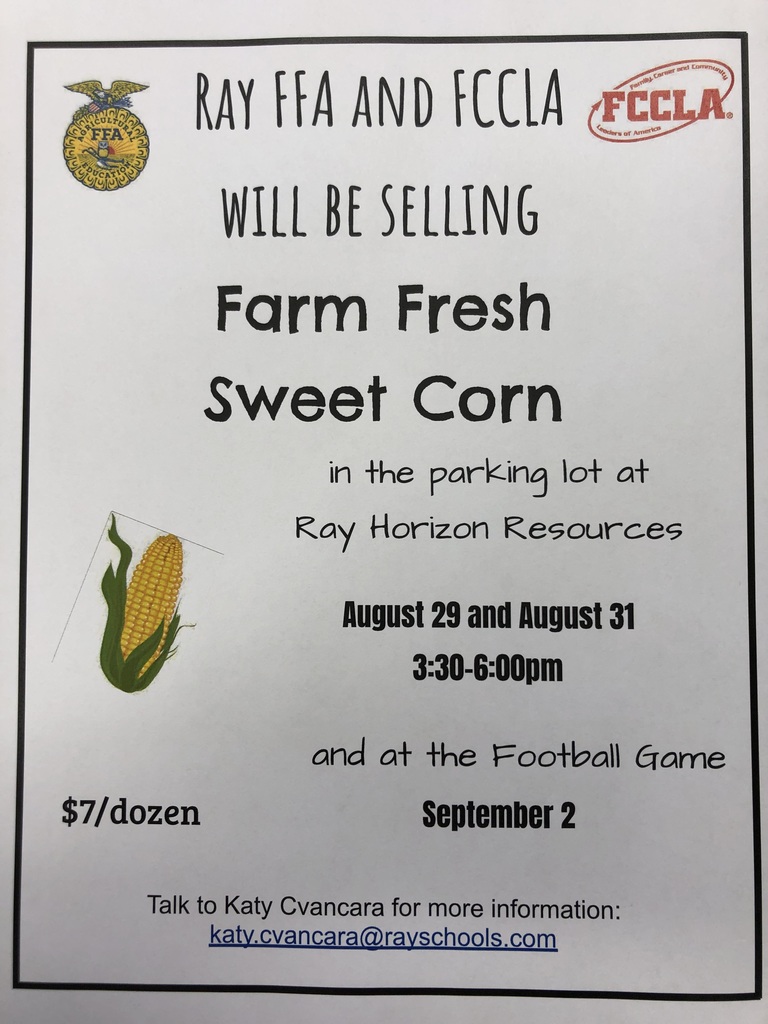 FFA & FCCLA Corn Sale
