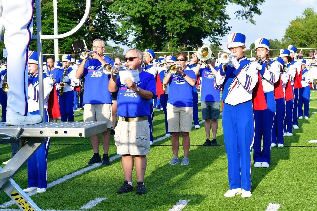 Alumni Band Performs with Rocket Band August 19, 2022