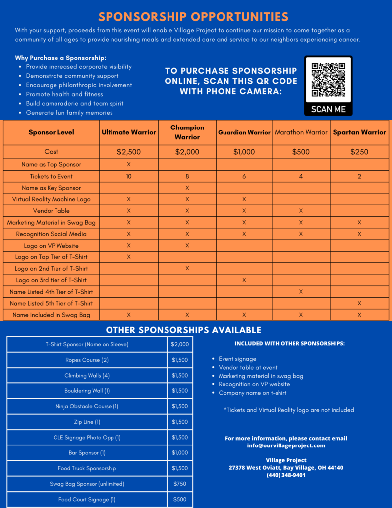 Village Project Play Date fundraiser flyer