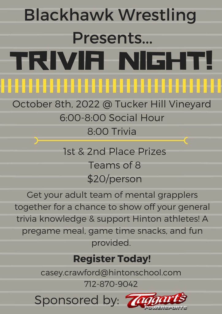 Trivia Flier