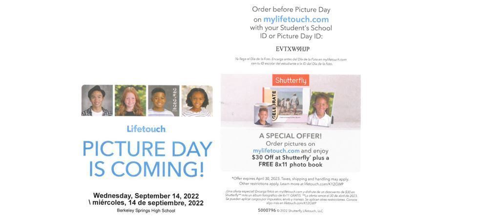 Picture Day 9th-11 Grade