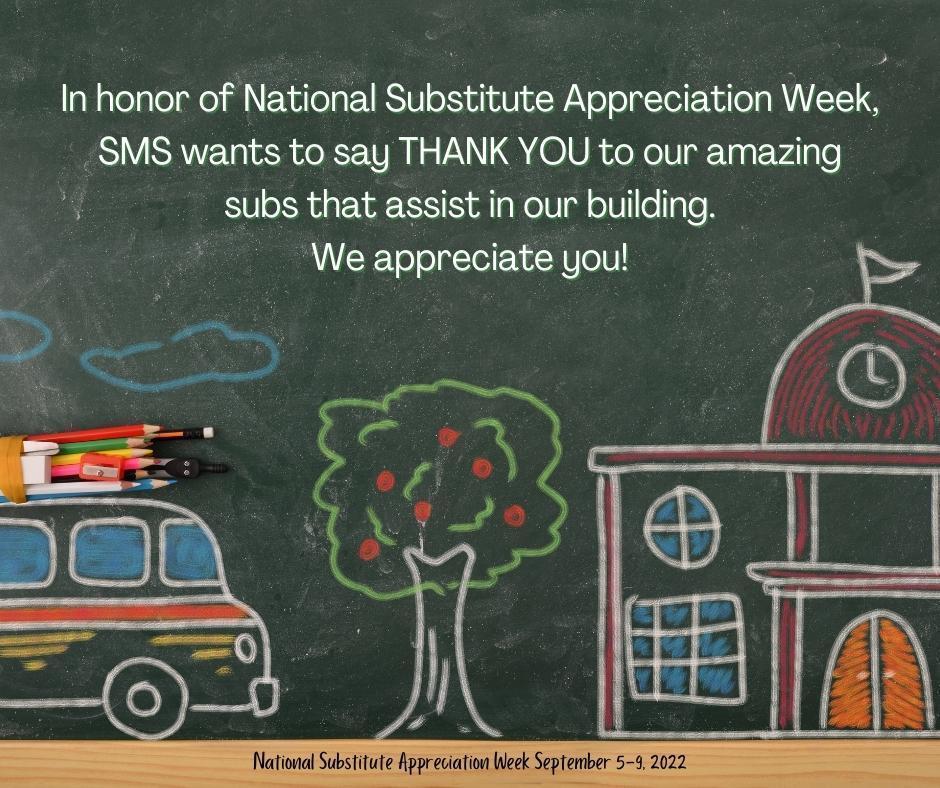 Substitute Appreciation