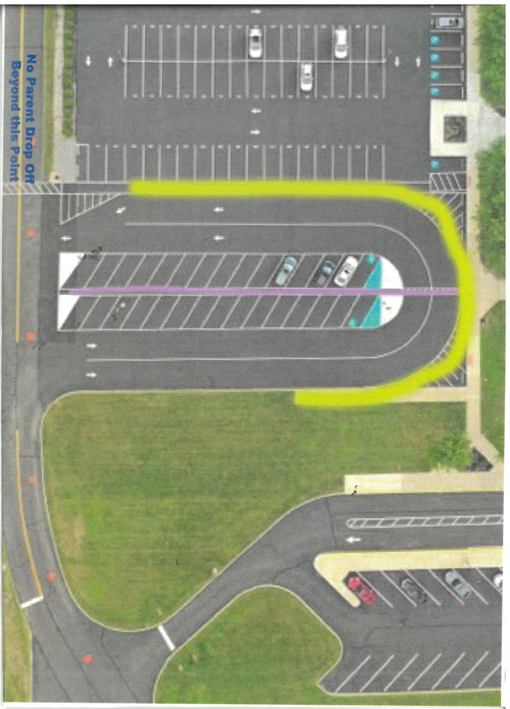 Ms and HS Student Drop-Off Loop