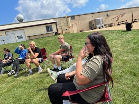 FCA huddle #StirEachOtherUp