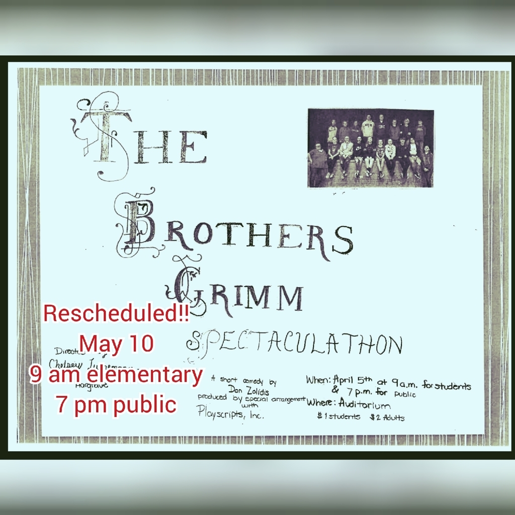 Rescheduled for May 10!