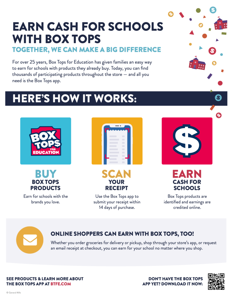 Box Tops for Education Flyer