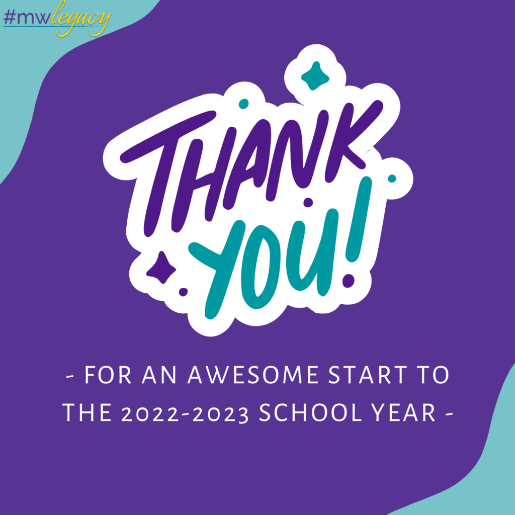 Back to school thank you