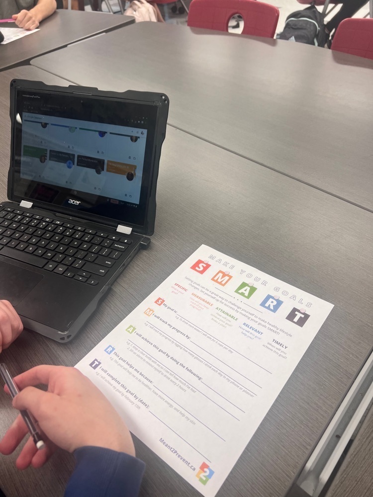 Chromebook and worksheet