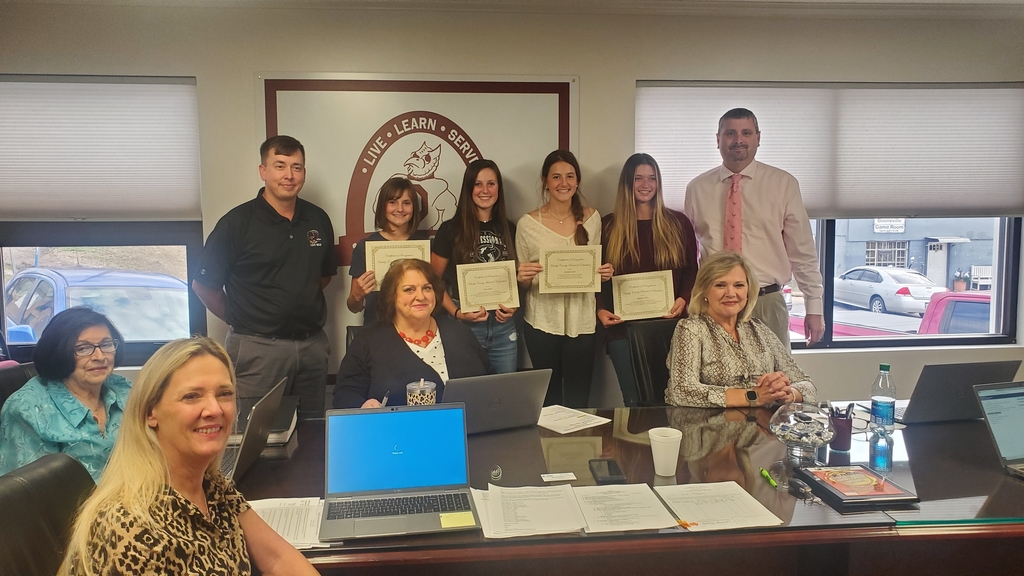 Girl's Golf at Board Meeting