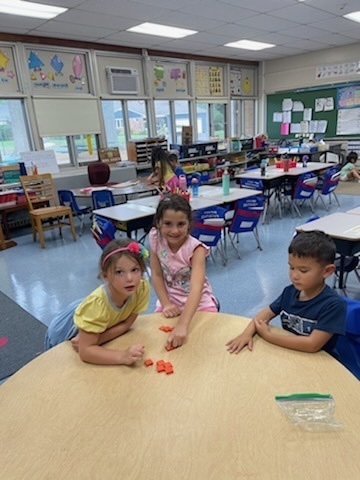 Students counting with each other.