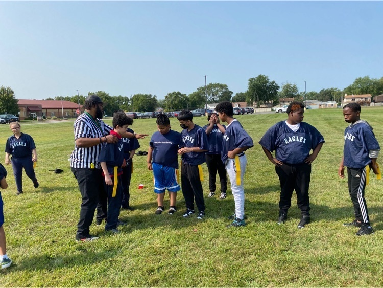 Celebrating sportsmanship and incredible teamwork at 106 and 104’s first CAAEL flag football game!