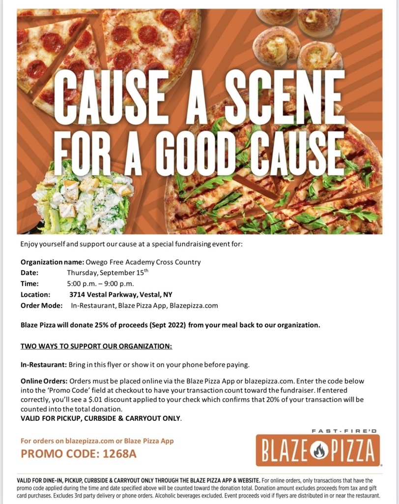 Cross Country Fundraiser