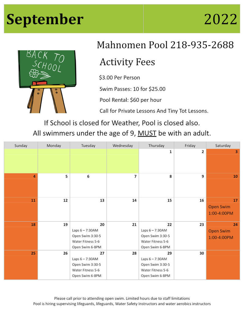 Mahnomen Pool