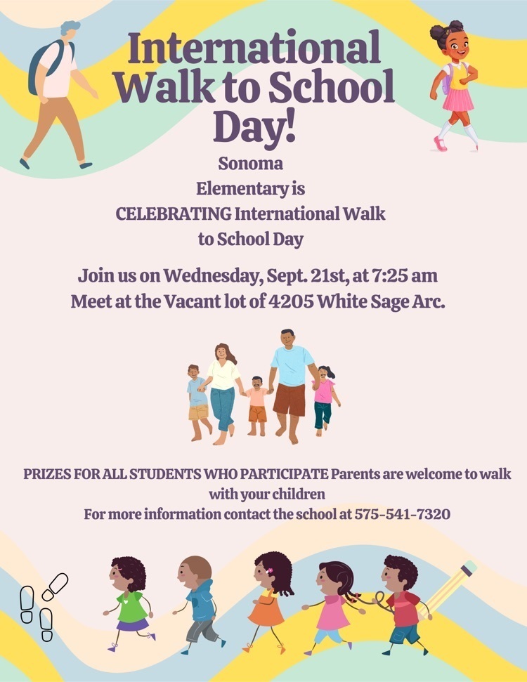 walk to school Wednesday Spanish