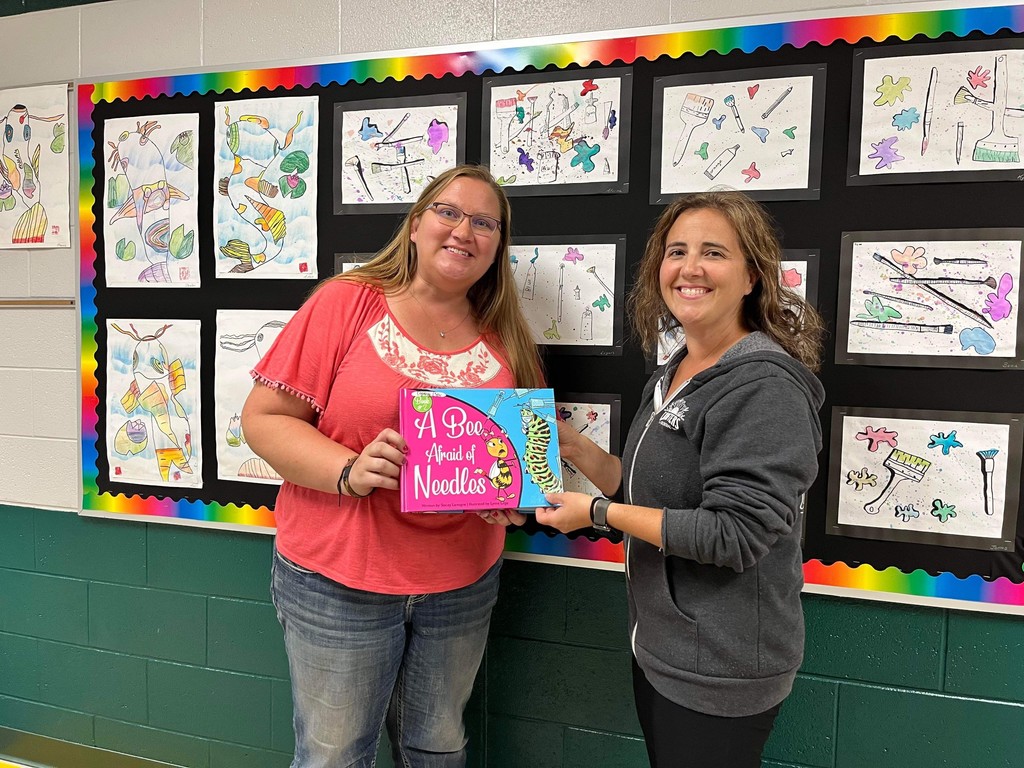 Mrs Wilcox and Stacey Lantange