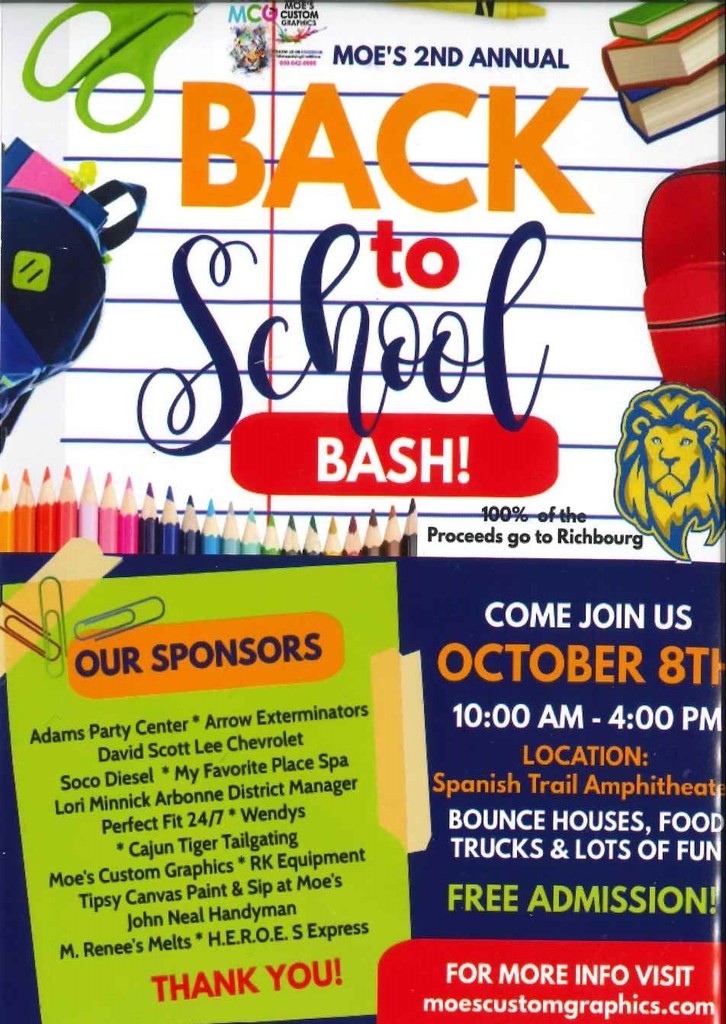 Moe's Back to School Bash